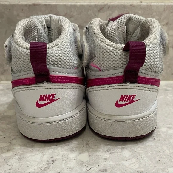 Nike Toddler Kids Court Borough Mid 2 Shoes - Picture 5 of 6
